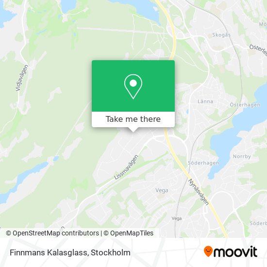 Finnmans Kalasglass map