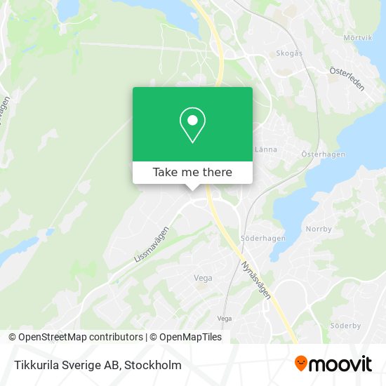 Tikkurila Sverige AB map