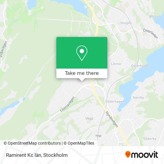 Ramirent Kc län map