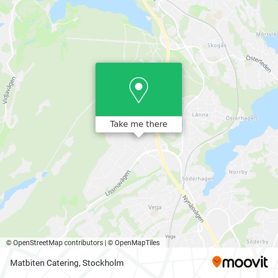 Matbiten Catering map