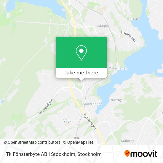 Tk Fönsterbyte AB i Stockholm map