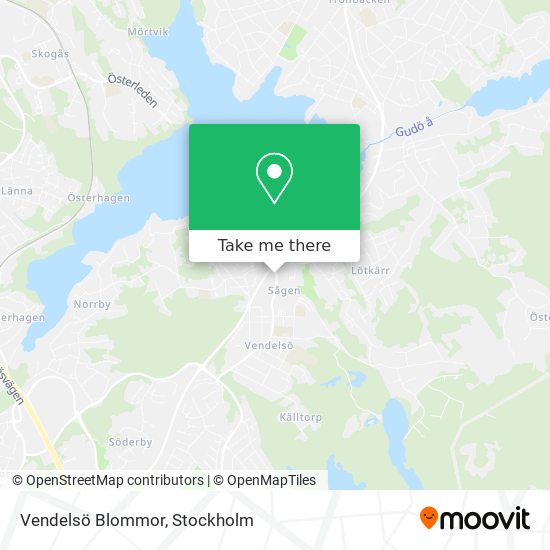 Vendelsö Blommor map