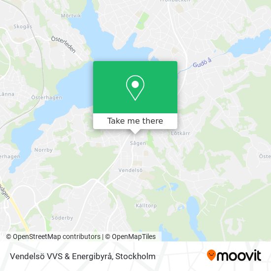 Vendelsö VVS & Energibyrå map