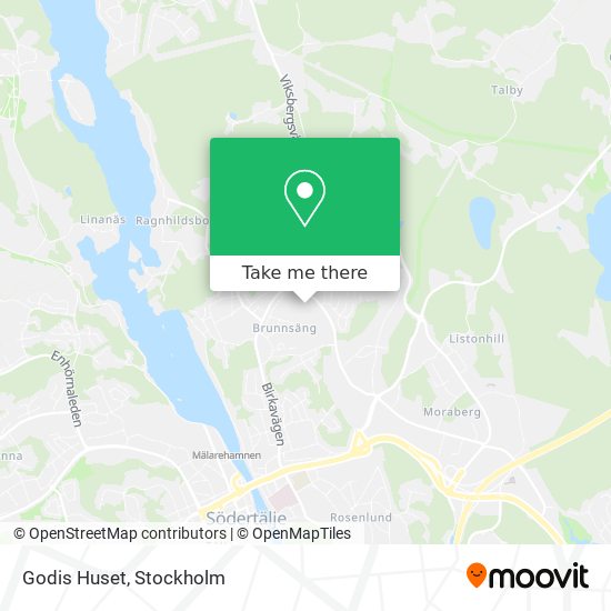 Godis Huset map