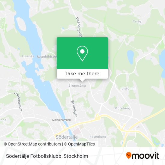 Södertälje Fotbollsklubb map