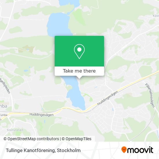 Tullinge Kanotförening map