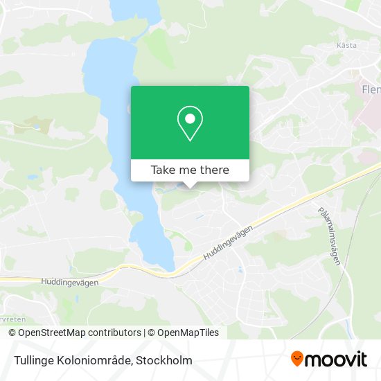 Tullinge Koloniområde map