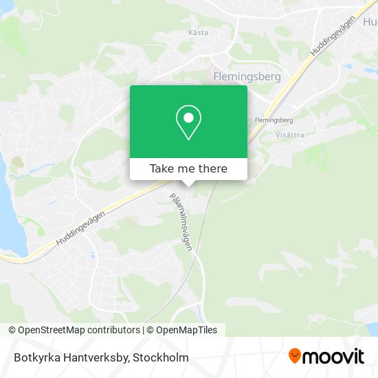 Botkyrka Hantverksby map