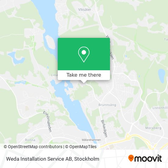 Weda Installation Service AB map