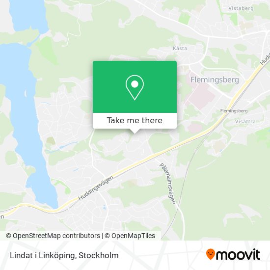 Lindat i Linköping map