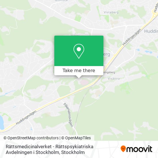 Rättsmedicinalverket - Rättspsykiatriska Avdelningen i Stockholm map