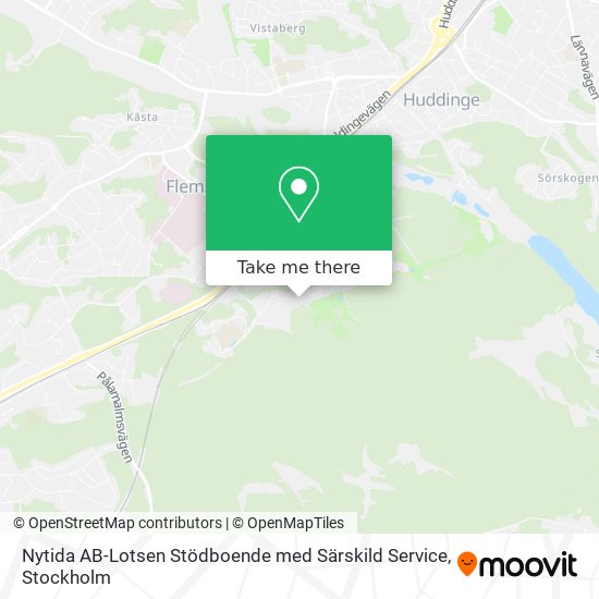 Nytida AB-Lotsen Stödboende med Särskild Service map
