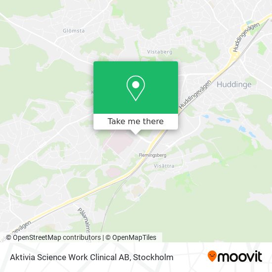 Aktivia Science Work Clinical AB map