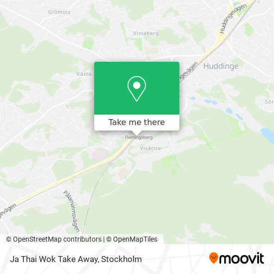 Ja Thai Wok Take Away map