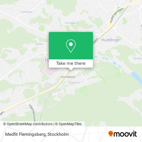 Medfit Flemingsberg map