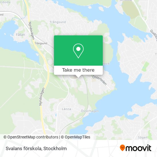 Svalans förskola map