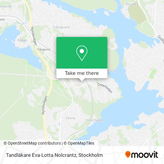 Tandläkare Eva-Lotta Nolcrantz map