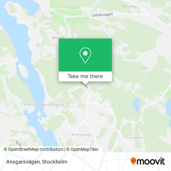 Ansgarsvägen map