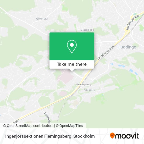 Ingenjörssektionen Flemingsberg map