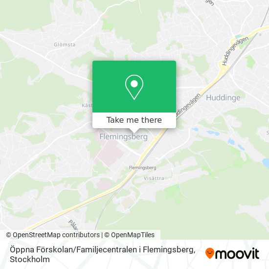 Öppna Förskolan / Familjecentralen i Flemingsberg map