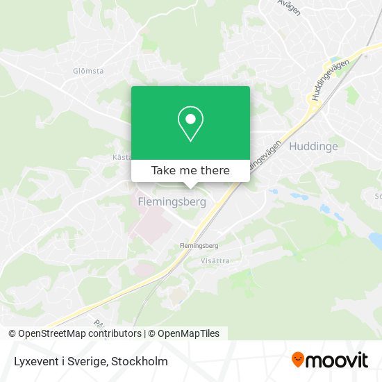 Lyxevent i Sverige map