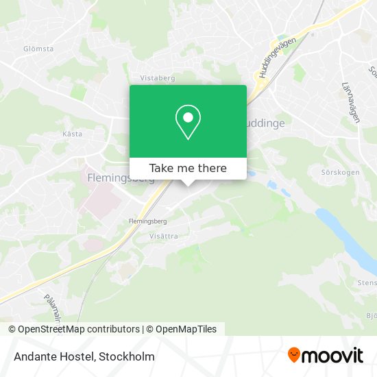 Andante Hostel map