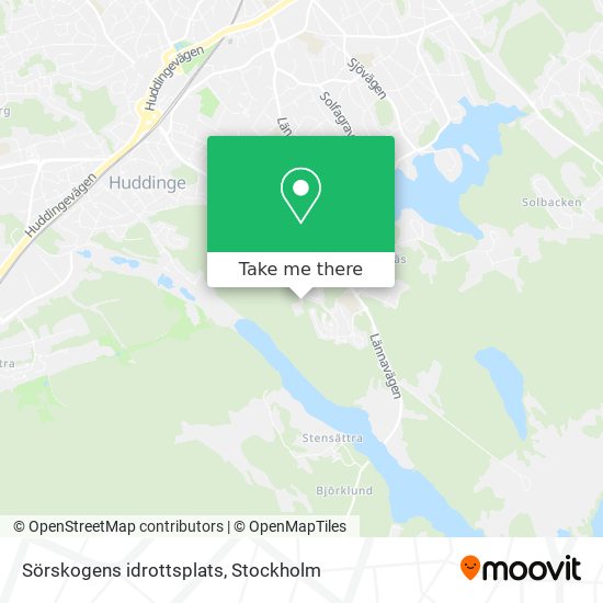 Sörskogens idrottsplats map