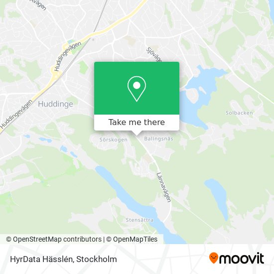 HyrData Hässlén map