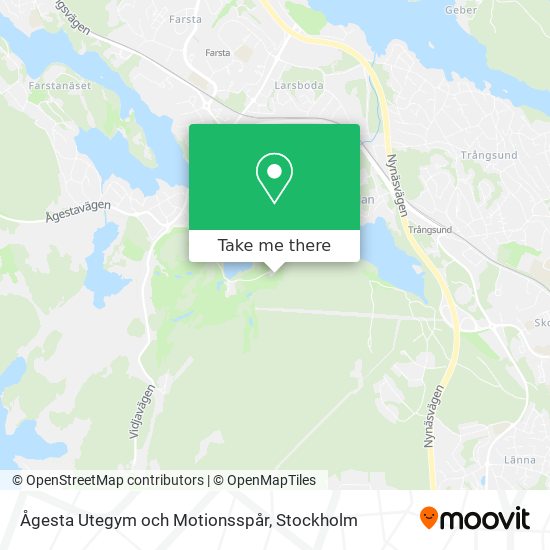 Ågesta Utegym och Motionsspår map