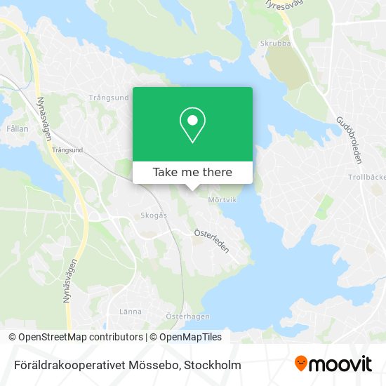 Föräldrakooperativet Mössebo map
