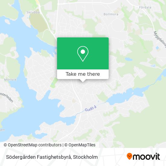 Södergården Fastighetsbyrå map