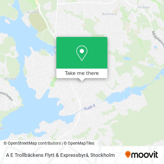 A E Trollbäckens Flytt & Expressbyrå map