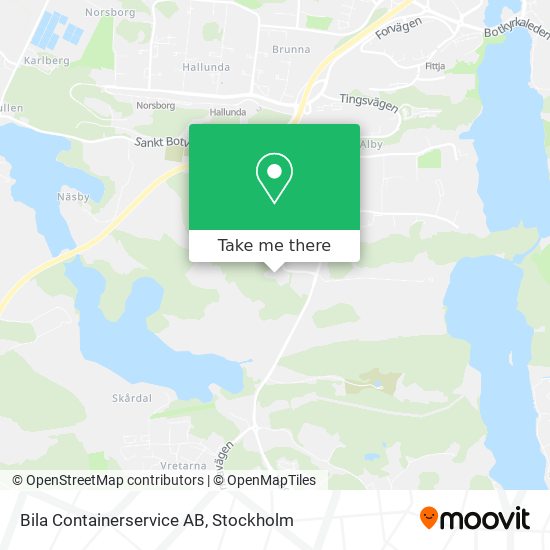 Bila Containerservice AB map