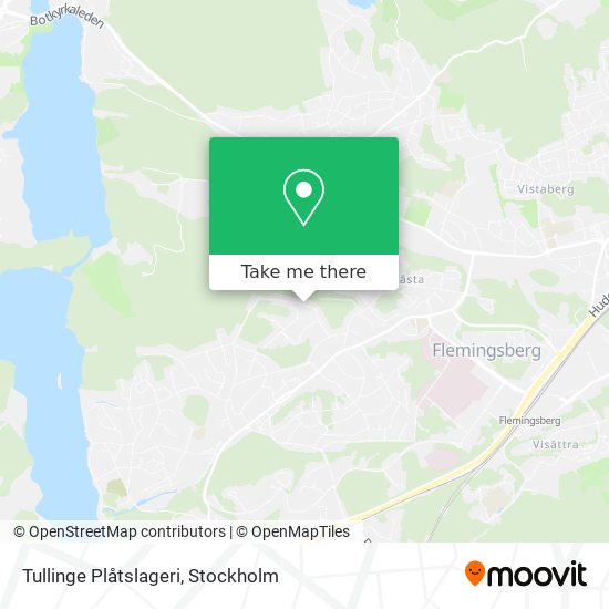 Tullinge Plåtslageri map