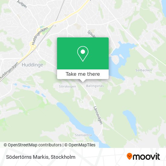 Södertörns Markis map