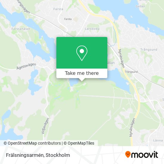 Frälsningsarmén map