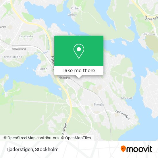 Tjäderstigen map