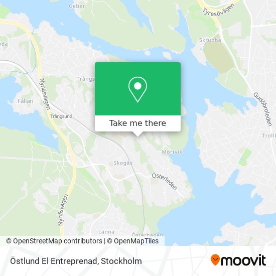 Östlund El Entreprenad map