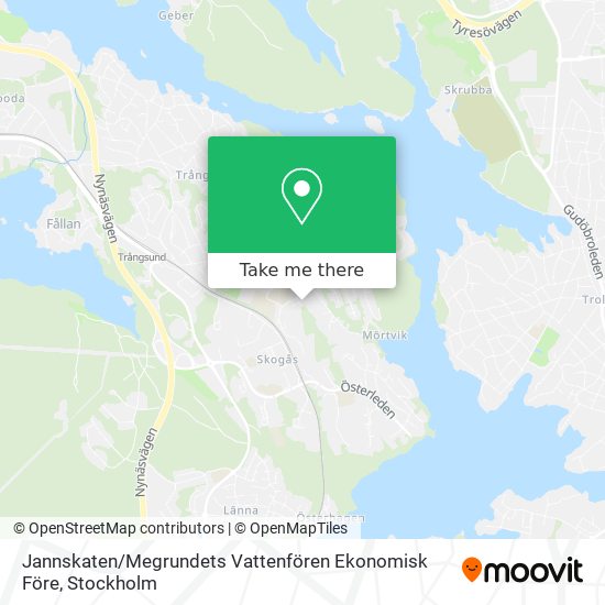 Jannskaten / Megrundets Vattenfören Ekonomisk Före map