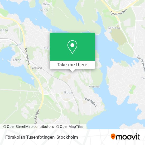 Förskolan Tusenfotingen map