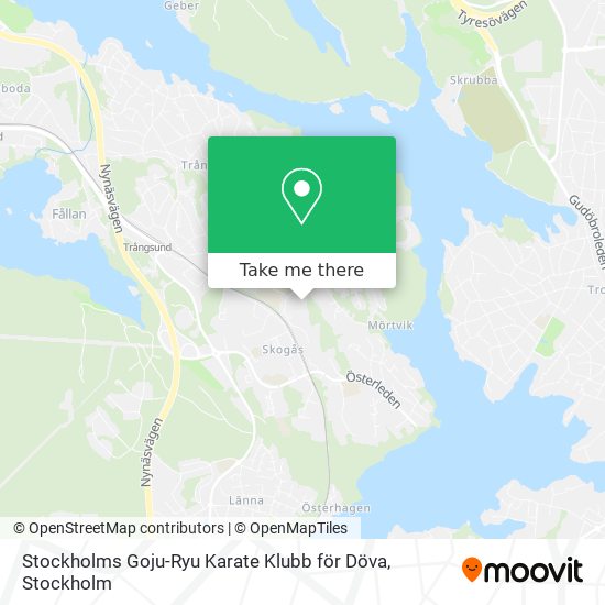 Stockholms Goju-Ryu Karate Klubb för Döva map