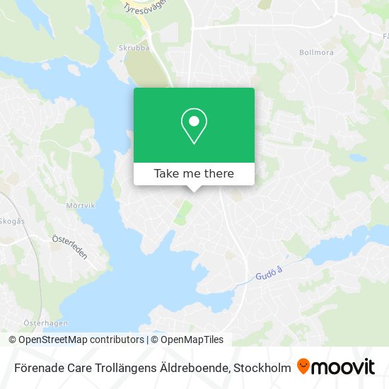 Förenade Care Trollängens Äldreboende map