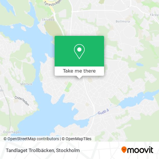 Tandlaget Trollbäcken map