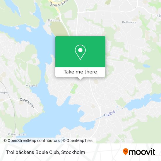 Trollbäckens Boule Club map