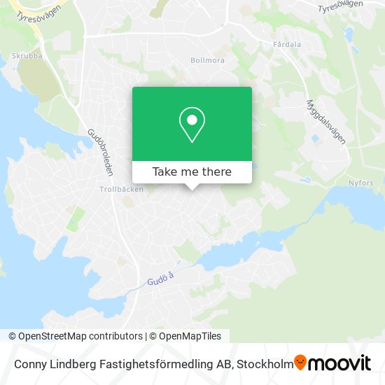 Conny Lindberg Fastighetsförmedling AB map