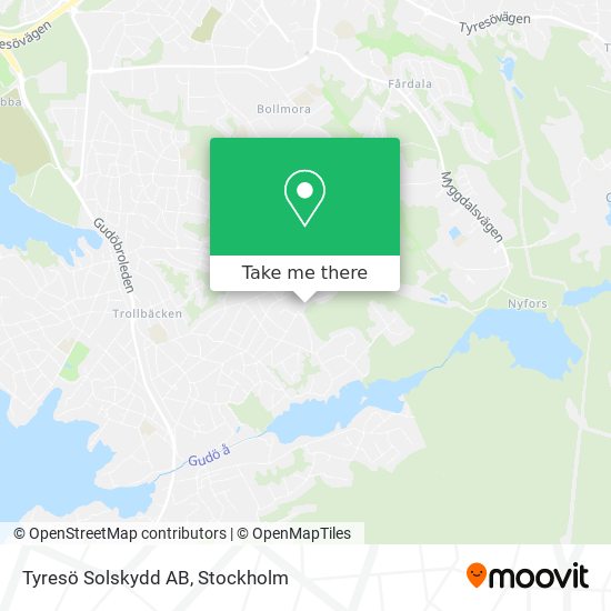 Tyresö Solskydd AB map