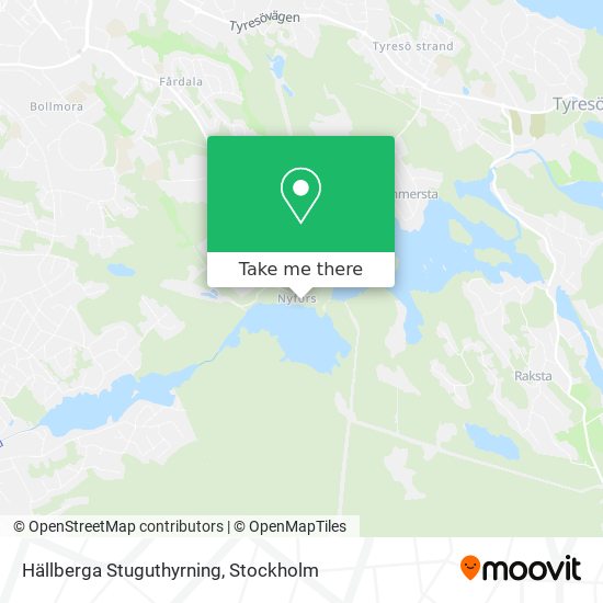 Hällberga Stuguthyrning map