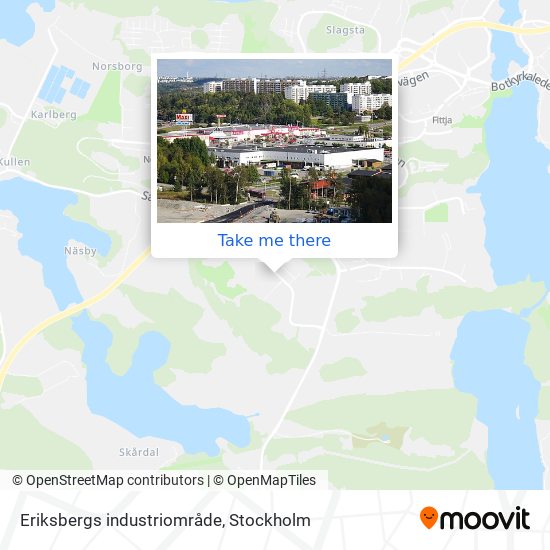 Eriksbergs industriområde map