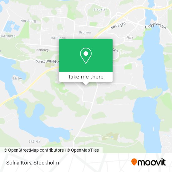 Solna Korv map