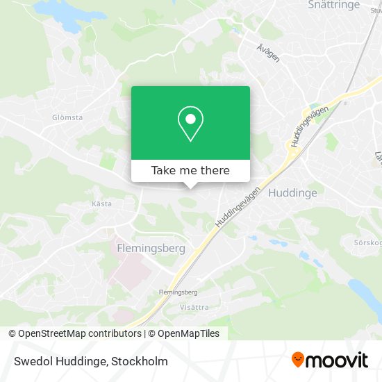 Swedol Huddinge map